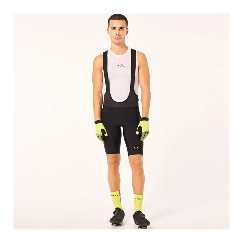 Oakley Mens Endurance Ultra Bib Shorts Black Sulphur Sportpursuit