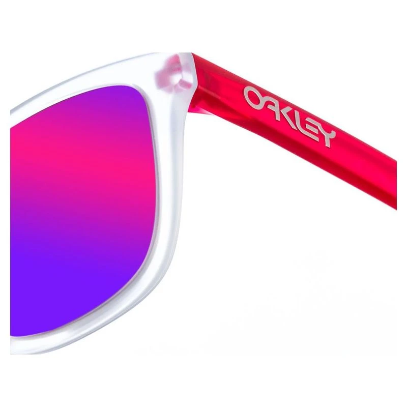 Oakley Frogskins Sunglasses Transparent Red Sportpursuit
