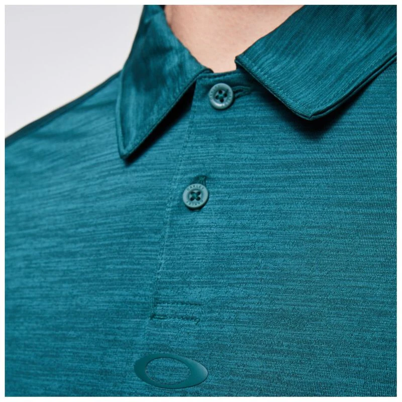 Oakley Mens Gradient Gravity 2.0 Polo Shirt Treen Green Bayberry Heat