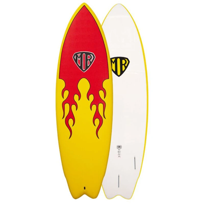 Ocean & Earth Mr Epoxy Soft Super Twin Fin 7'0 Surfboard - 48L