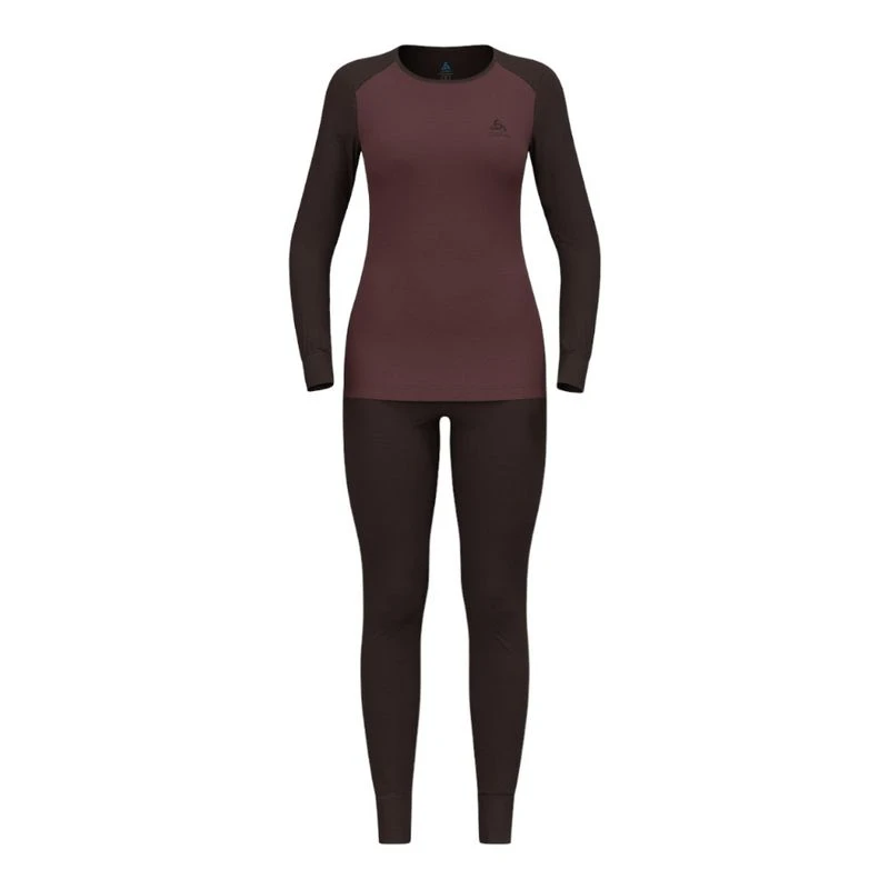Odlo Sous couches 196701 Femme Noir Fudge privatesportshop