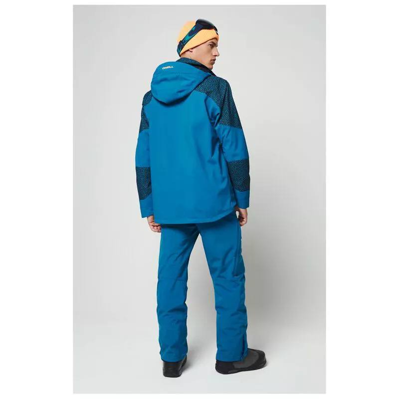 O Neill Mens Droppin Jacket Seaport Blue Sportpursuit