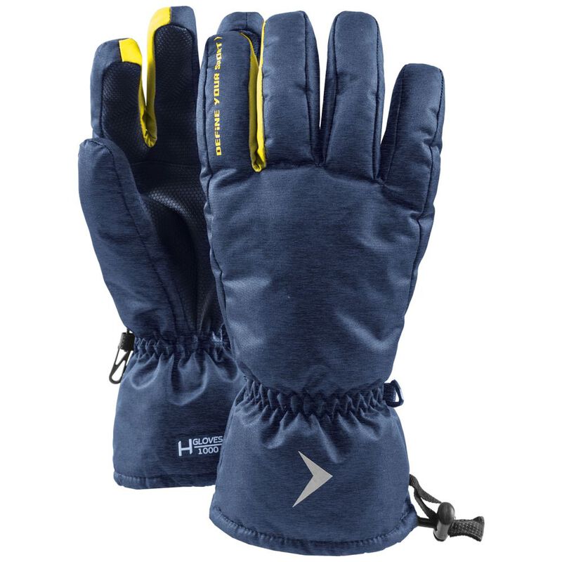 mens navy blue gloves