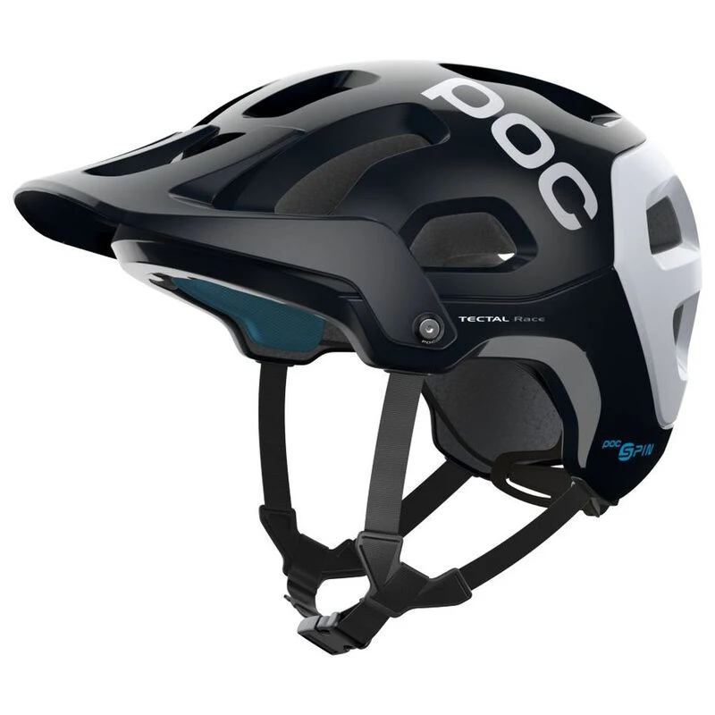 POC Tectal Race SPIN MTB Helmet Uranium Black Hydrogen White Sport