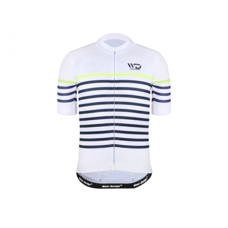 WearDesign Maglia Mariniere Uomo Bianco Blu privatesportshop