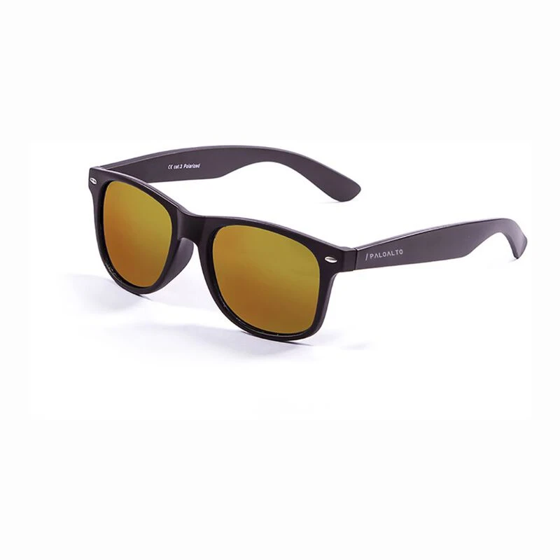Paloalto Lombard Polarized Sunglasses Matte Black Orange Sportpurs