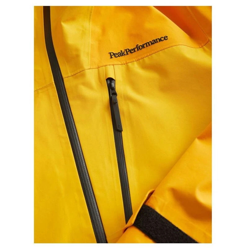 PeakPerformance Mens Vertical 3L Jacket (Blaze Tundra/Pure Gold) | Spo