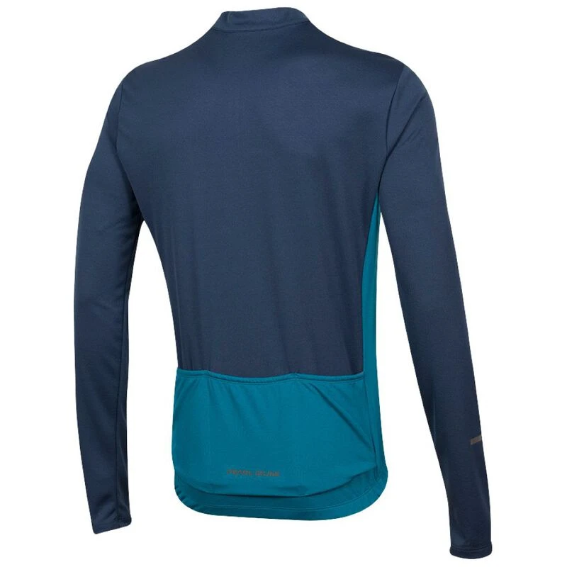 Pearl Izumi Mens Quest Long Sleeve Jersey (Navy/Teal) Sportpursuit.c