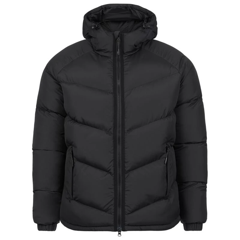 Penfield Mens Hudson Script Angled Quilt Ripstop Jacket Black Spor