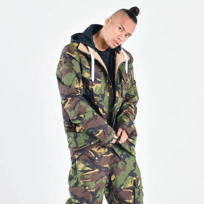 Planks Mens Planks x Woodsy Yeah Baby Jacket British DPM Camo Spor