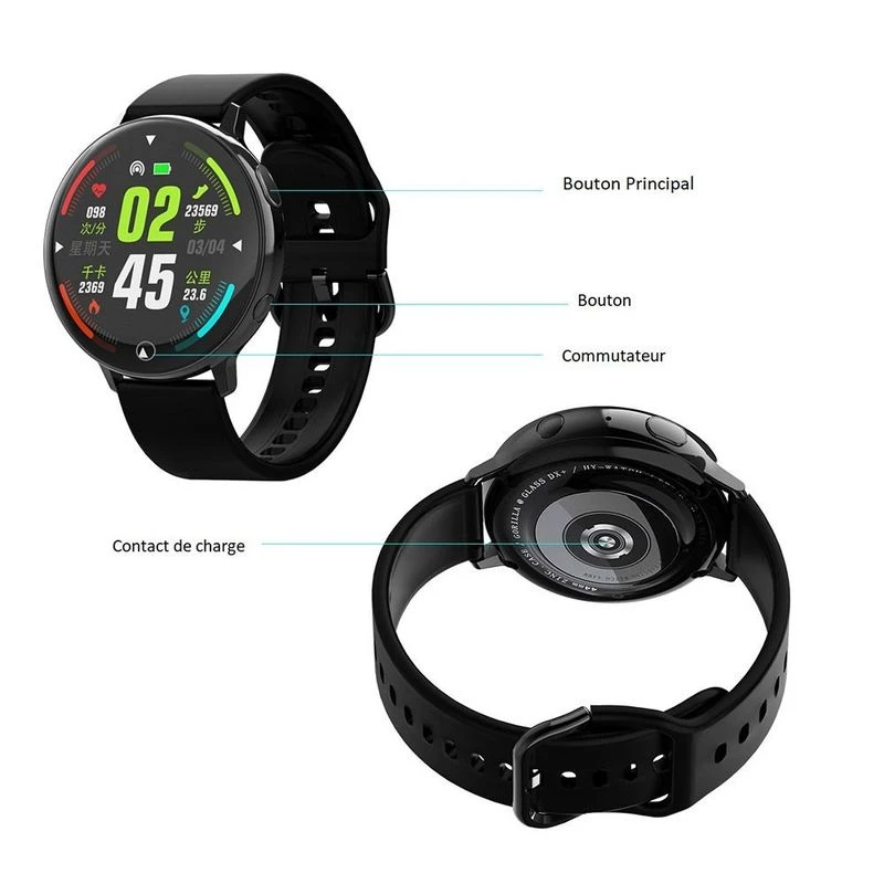 Platyne WAC 126 Sports Watch Black Sportpursuit