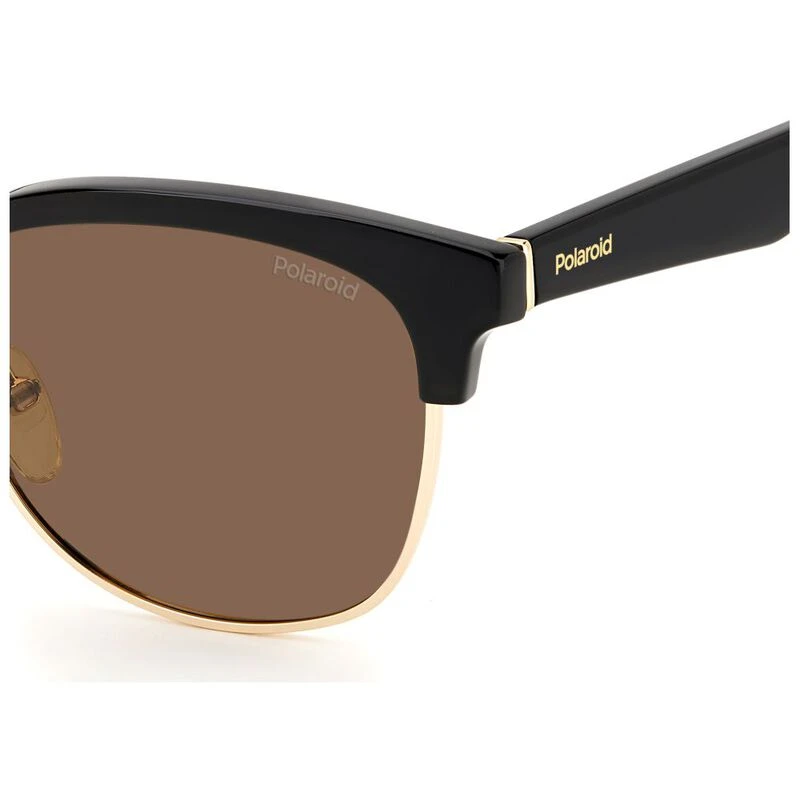Polaroid Mens Essential Browline Sunglasses (Black)
