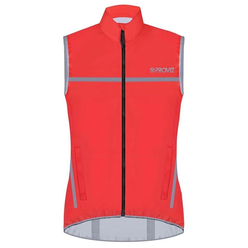 Proviz Womens Classic Gilet Red Sportpursuit
