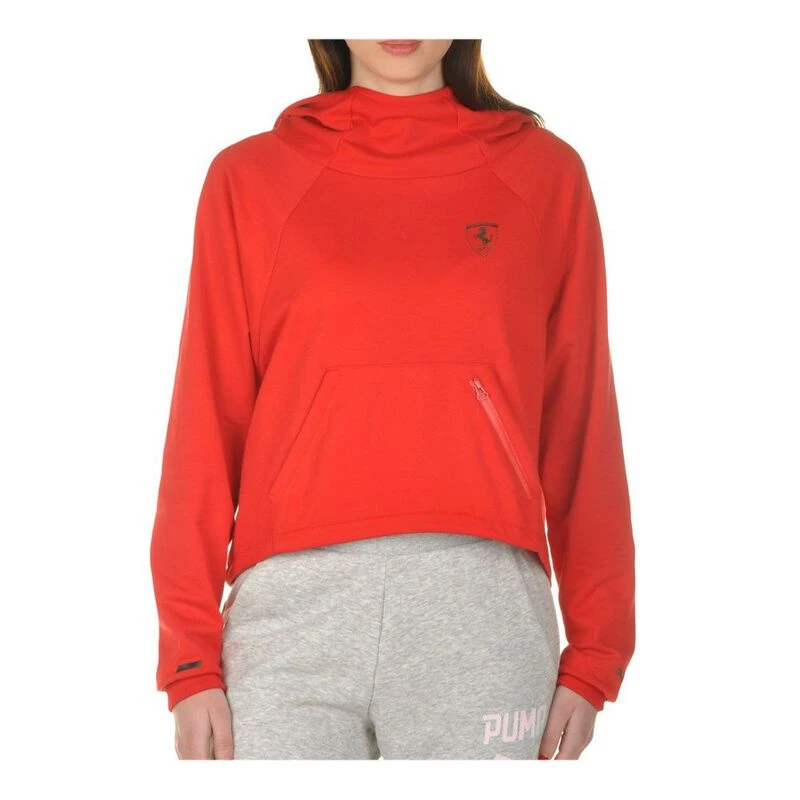 Puma Sweat a capuche Ferrari Femme Rouge privatesportshop