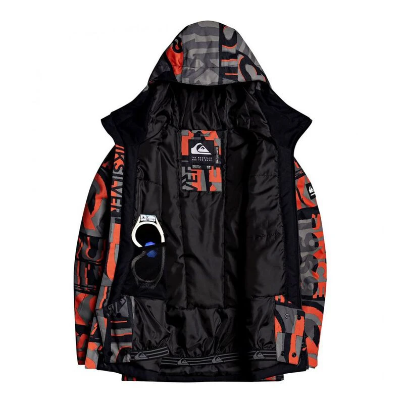 Quiksilver Kids Mission Jacket Orange Sportpursuit