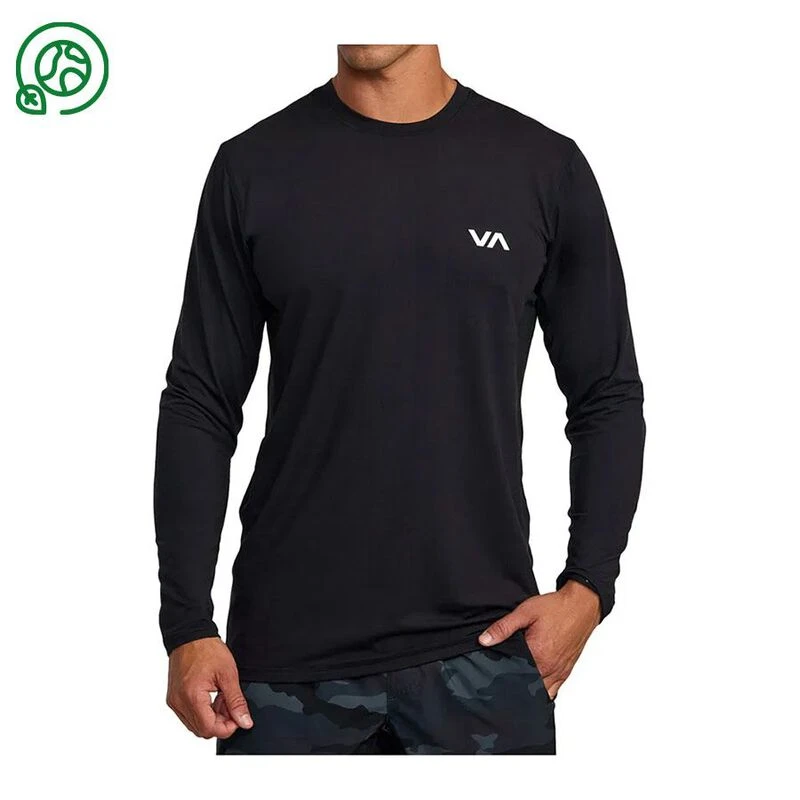 RVCA Mens Sport Vent Jersey Black Sportpursuit
