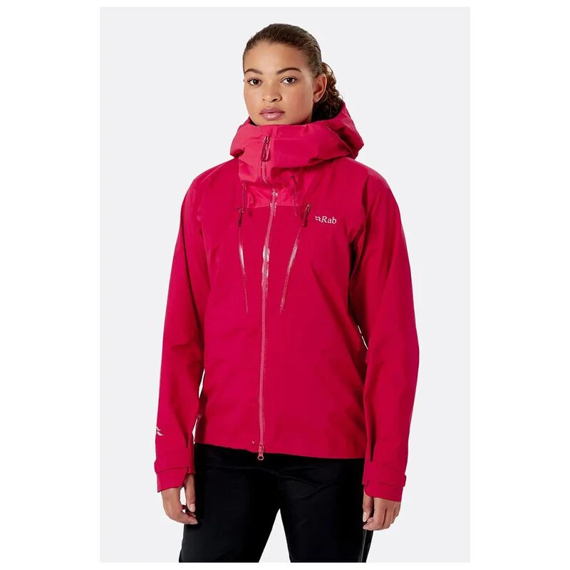 Rab Womens Muztag GTX Jacket Ruby Geranium Sportpursuit
