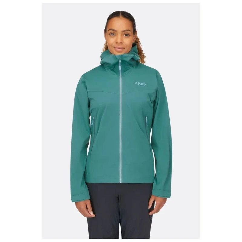 Rab Womens Kinetic 2.0 Jacket Eucalyptus Sportpursuit