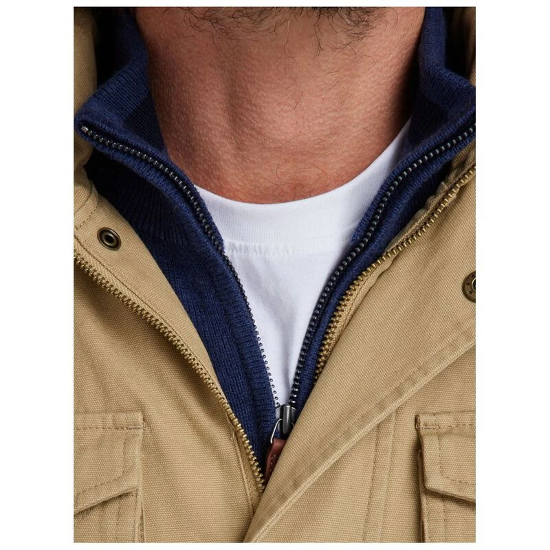 RagingBull Mens Canvas Twill Field Jacket Tan Sportpursuit
