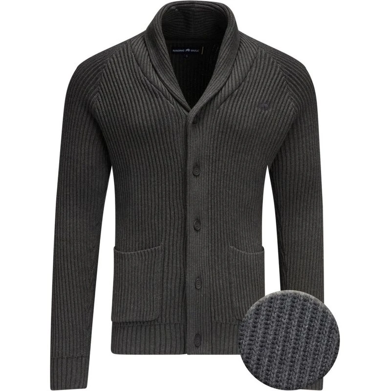 Mens shawl collar cardigan black best sale