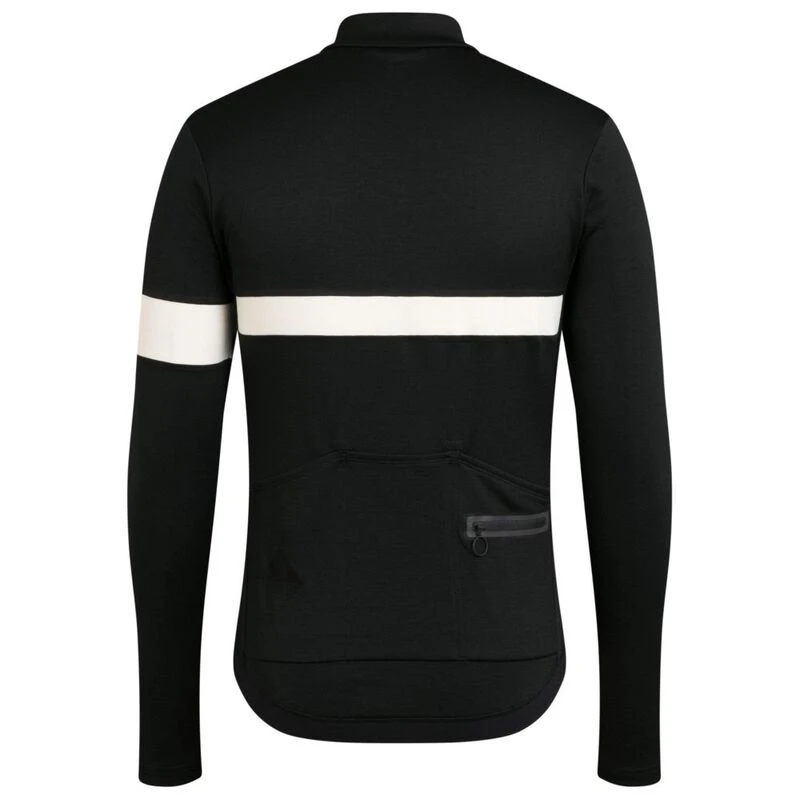 Rapha Mens Classic Climbs Long Sleeve Jersey (Black/White) | Sportpurs