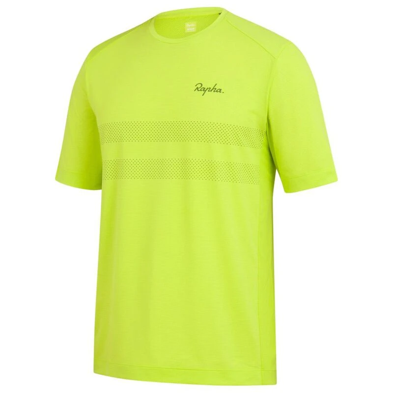 Rapha Mens Explore Technical T-Shirt (Green/Green) | Sportpursuit.com