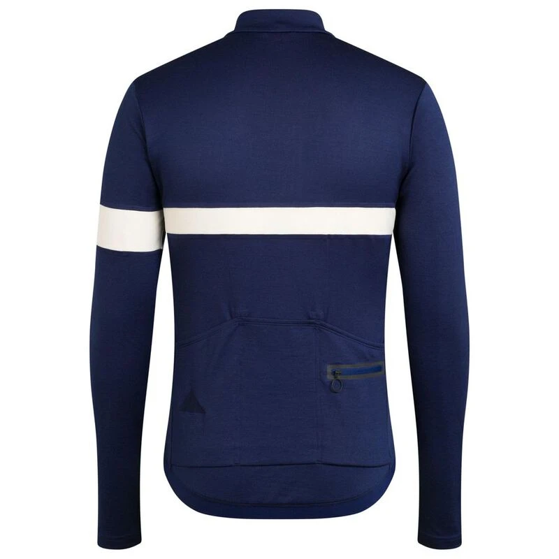 Rapha Mens Classic Climbs Long Sleeve Jersey (Navy/White) | Sportpursu