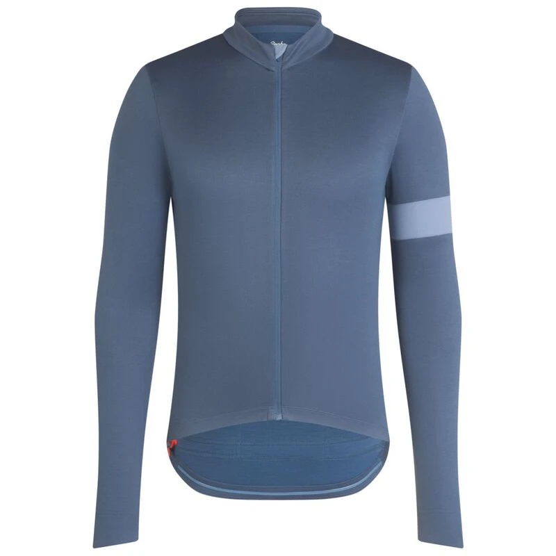 Rapha Mens Classic LS Jersey Blue Grey Blue Sportpursuit