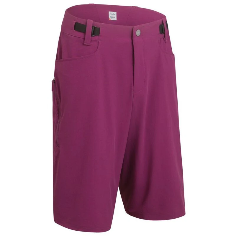 Rapha Mens Trail Shorts (Purple/Light Grey) | Sportpursuit.com