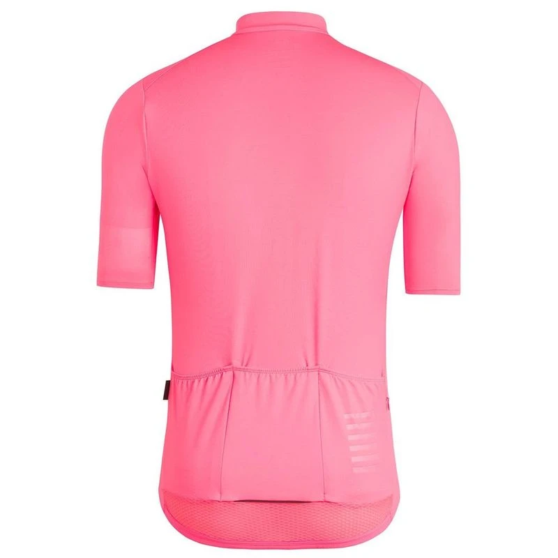 Rapha Mens Pro Team Midweight Jersey High Vis Pink Sportpursuit