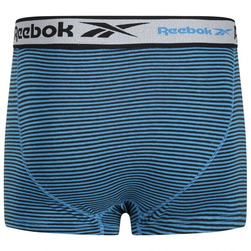 Reebok Mens Everyday Boxers (5 Pack - Black/Blue Stripe/Camo/Charcoal/