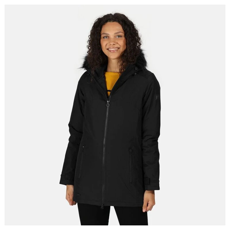 Regatta Womens Myla Waterproof Insulated Jacket (Black) Sportpursuit