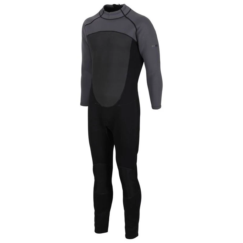 Regatta Mens Full Wetsuit (Black/Dark Grey)