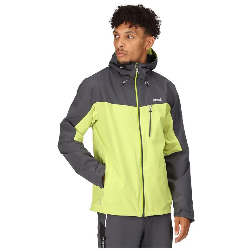 Regatta Mens Birchdale Jacket Green Algae Seal Grey Sportpursuit.c