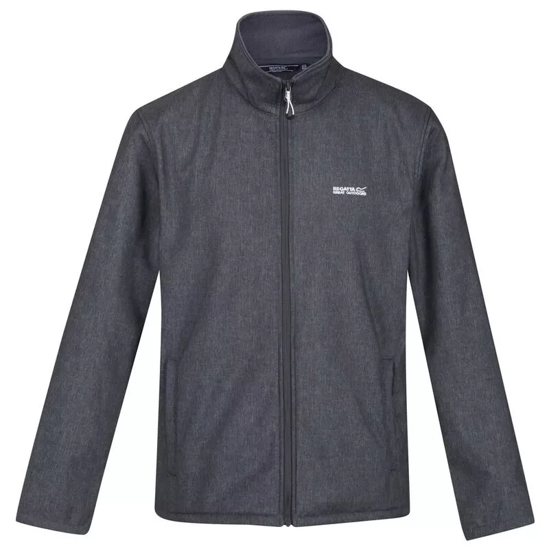 Regatta Mens Cera V Softshell Jacket Seal Grey Marl Sportpursuit.c
