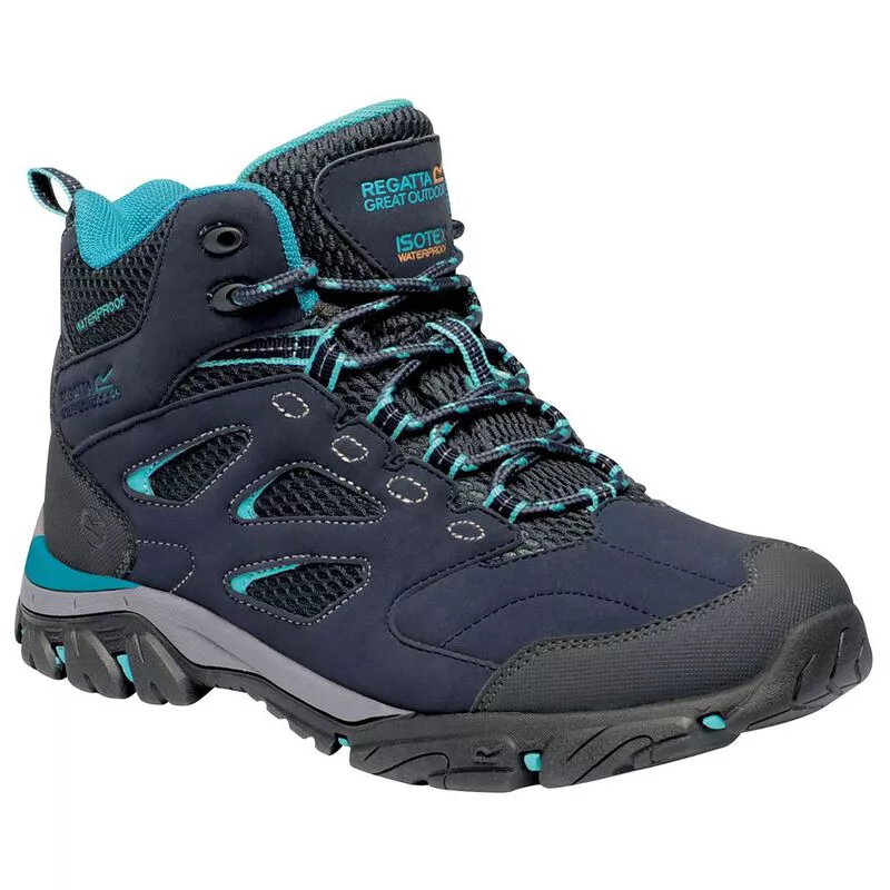 Women's holcombe iep mid walking boots navy azure blue clearance