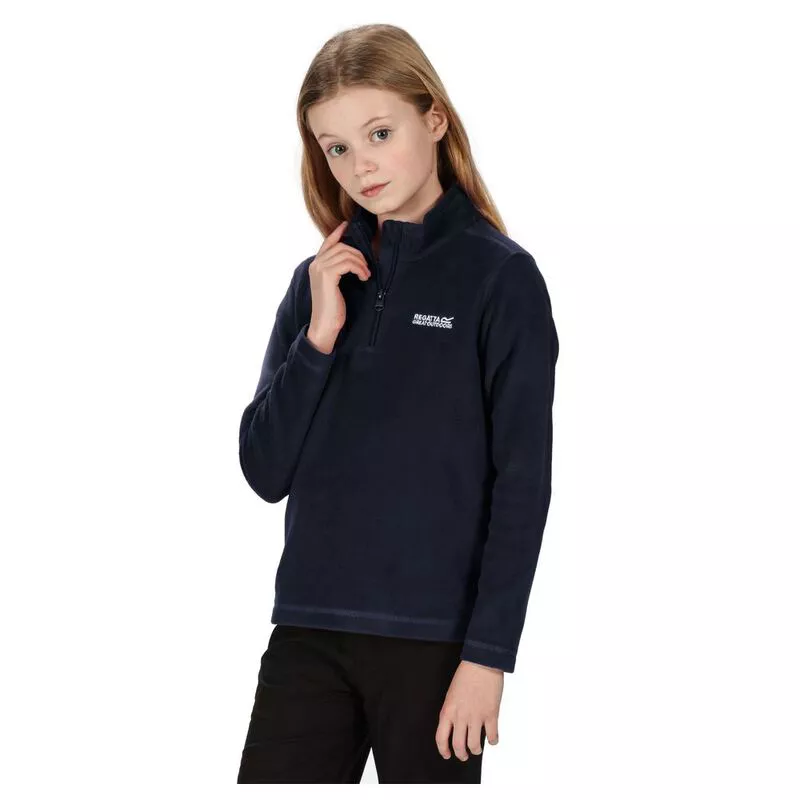 Regatta Kids Hot Shot II Fleece Pullover (Navy/Navy) Sportpursuit.co
