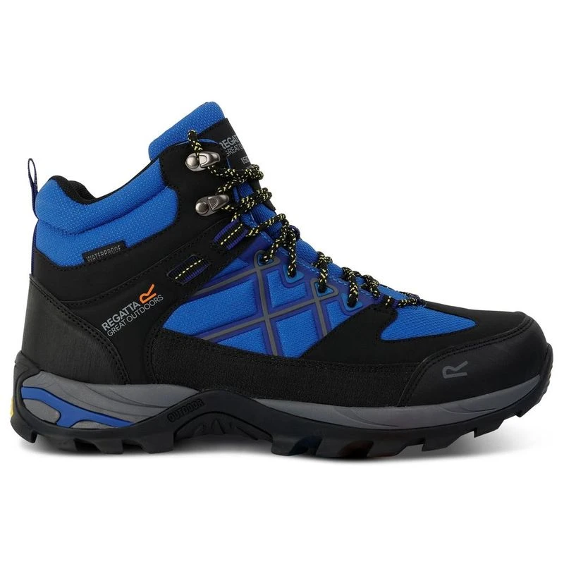 Regatta Mens Samaris III Hiking Boots Oxford Blue Black Sportpursu