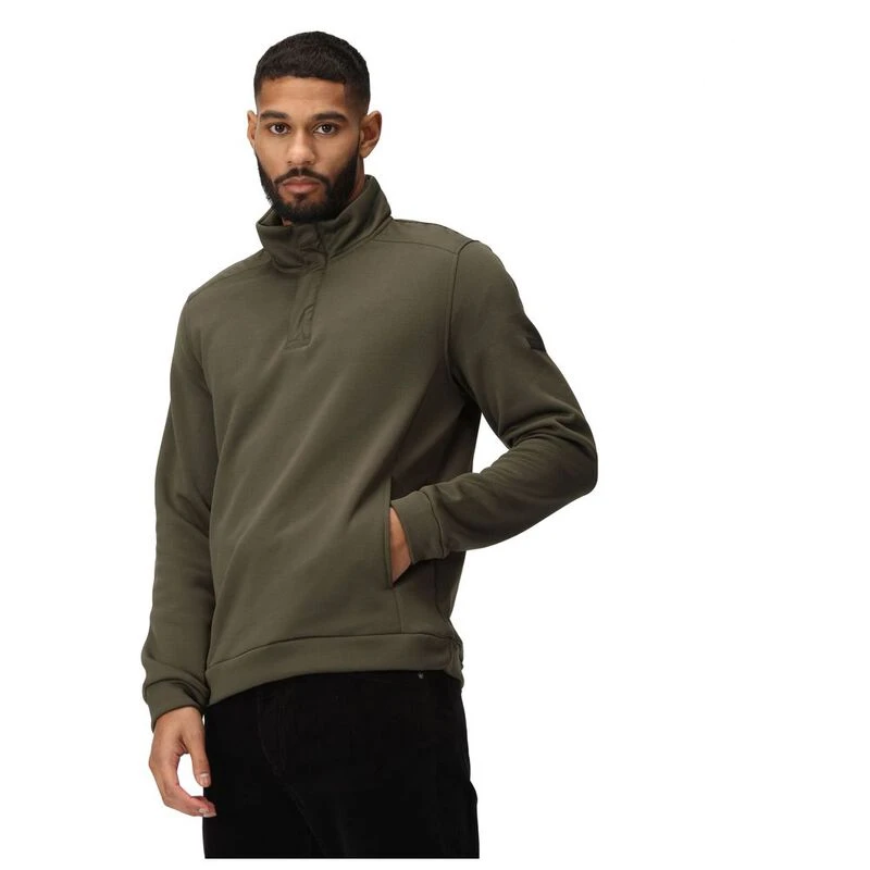 Khaki hot sale pullover jacket