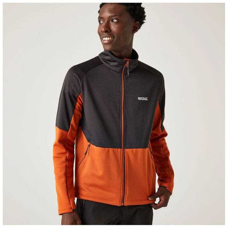 Regatta Mens Highton Winter IV Jacket Burnt Copper Black Sportpurs