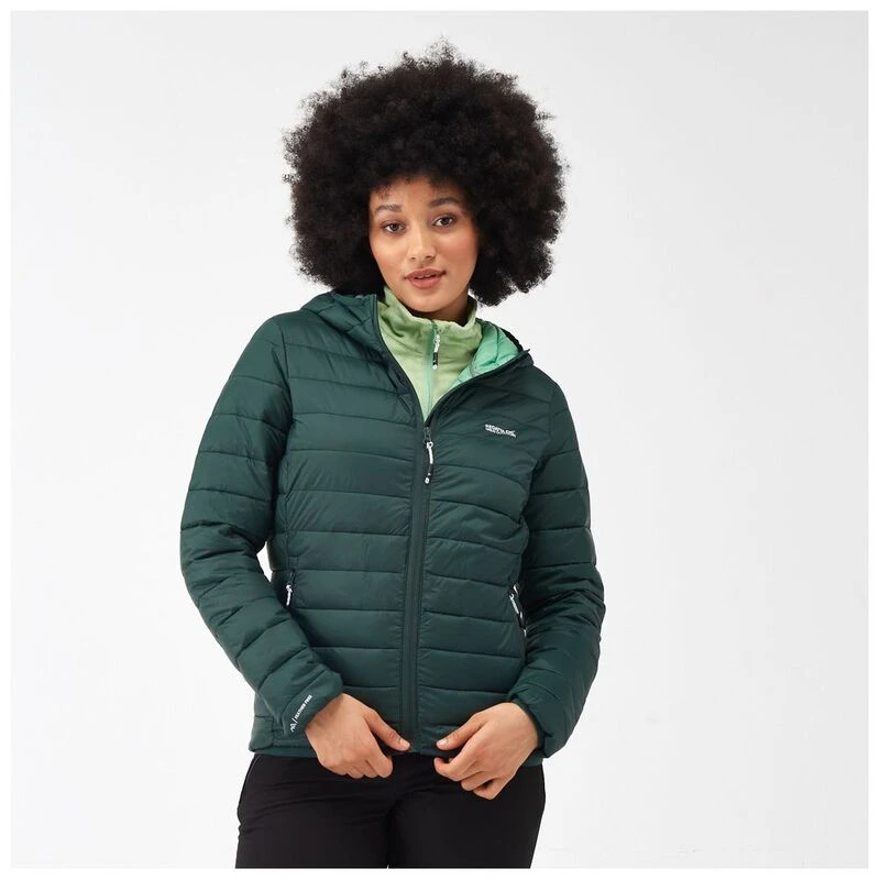 Regatta Womens Marizion Hooded Jacket (Darkest Spruce/Quiet Green) | S