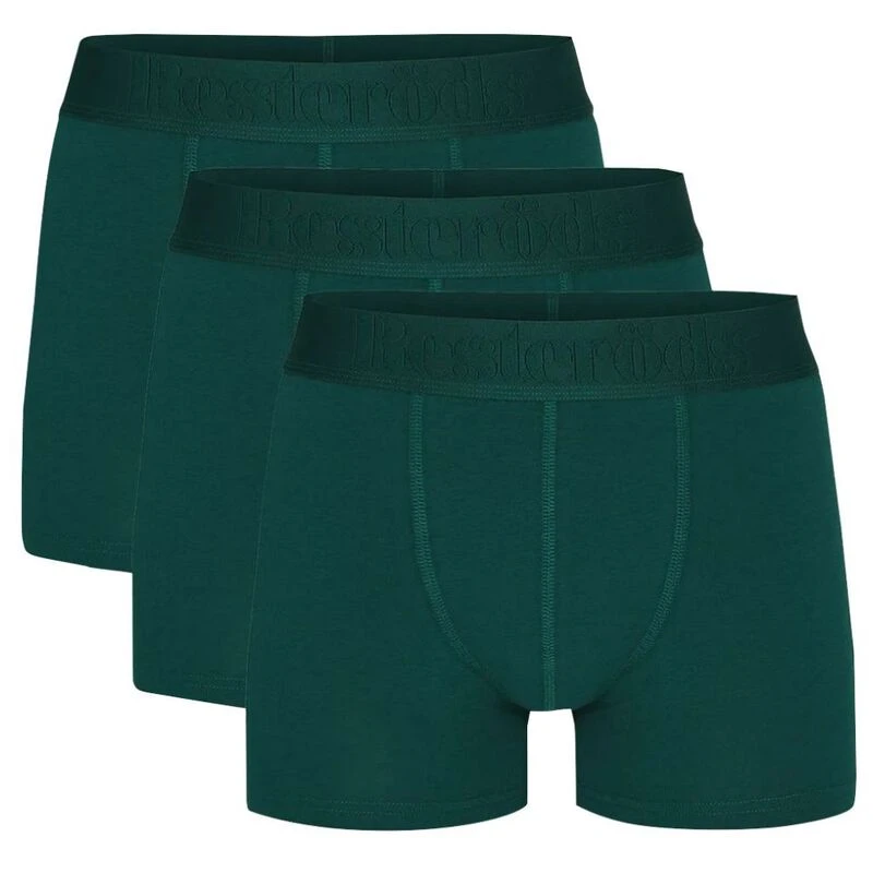 Resterods Mens Bamboo 3Pack Underwear (Green)