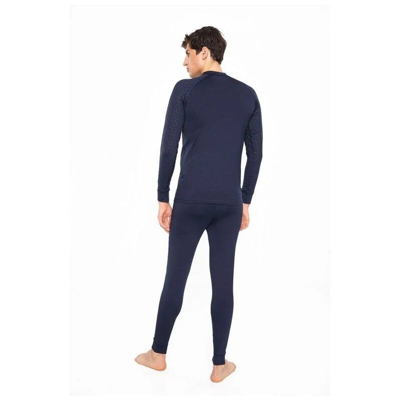 Rough Radical Mens Warm Base Layer Set (Navy Blue)