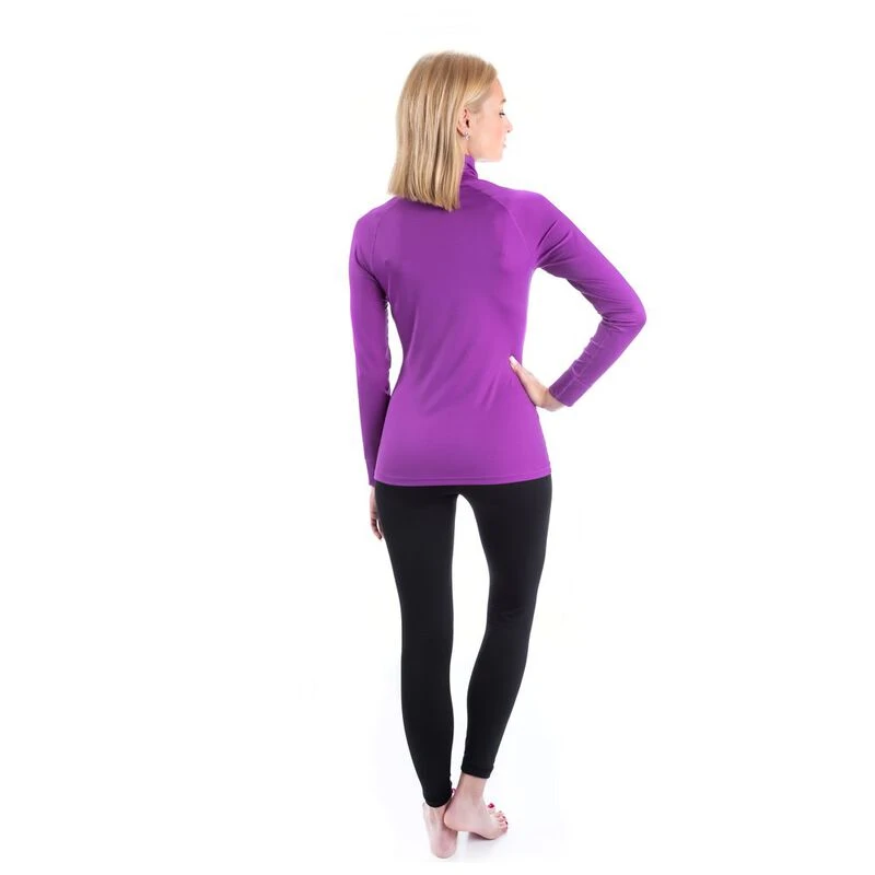 Rough Radical Womens Protective Base Layer Set (Black/Purple) Sportp