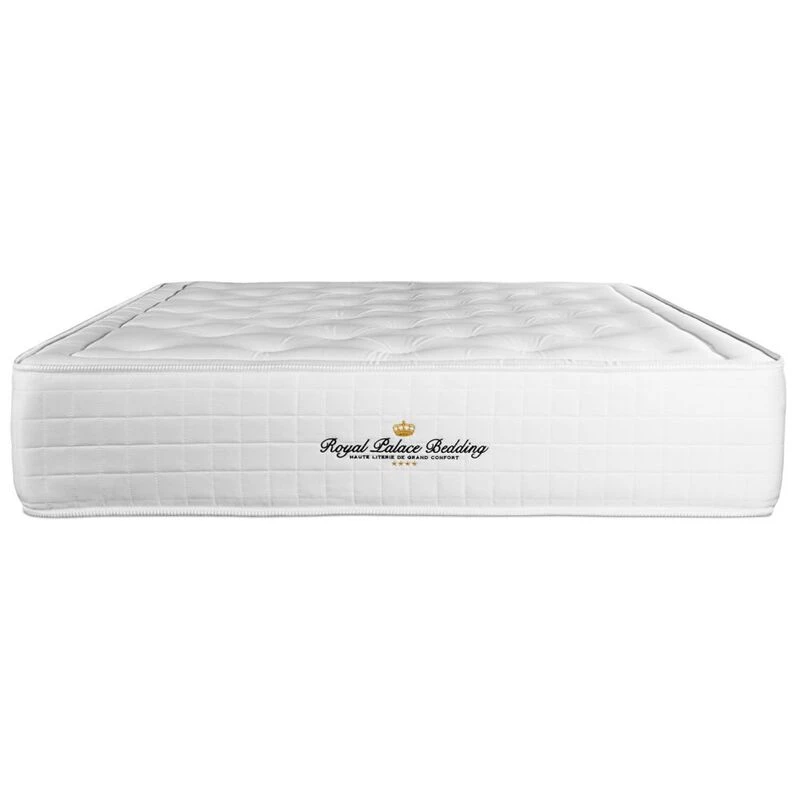 Royal Palace Bedding Buckingham UK Double Mattress 135 x 190cm (White)