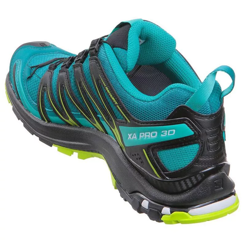 Salomon Womens XA Pro 3D GTX Shoes (AW18 - Deep Lake/Black/Lime Green)