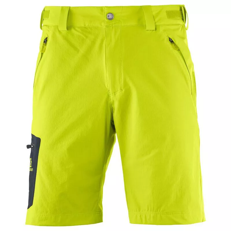 Salomon Mens Wayfarer Shorts (Lime Punch) Sportpursuit.com