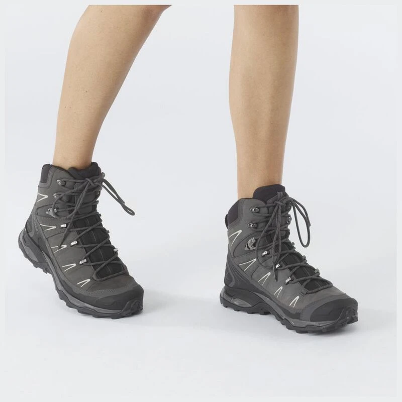 Salomon Womens X Ultra Trek GTX Boots (Black/Magnet/Mineral Gra