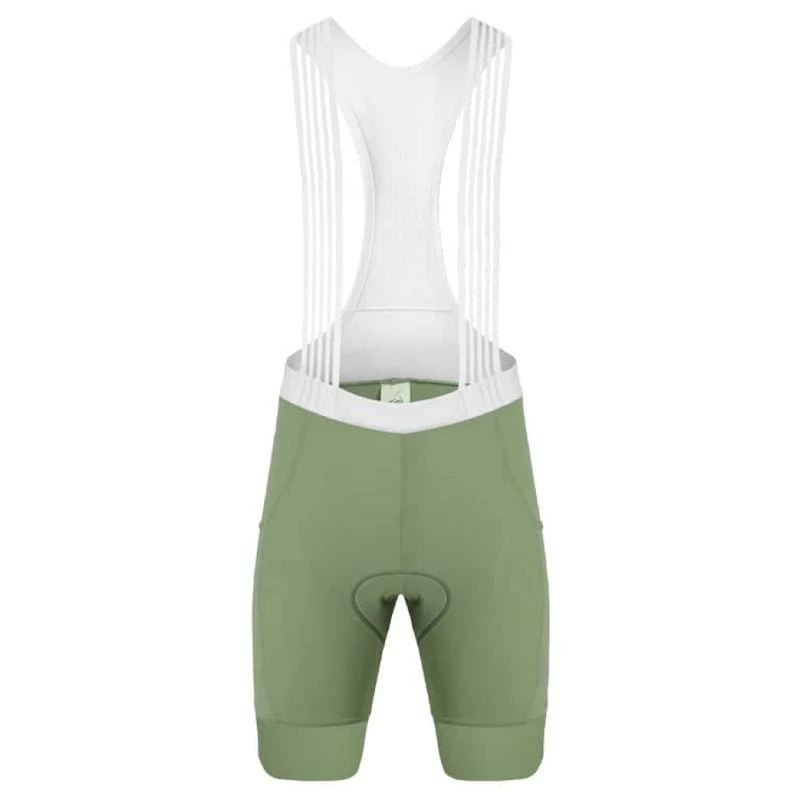 Santic Womens Duchamp II Bib Shorts Green Sportpursuit