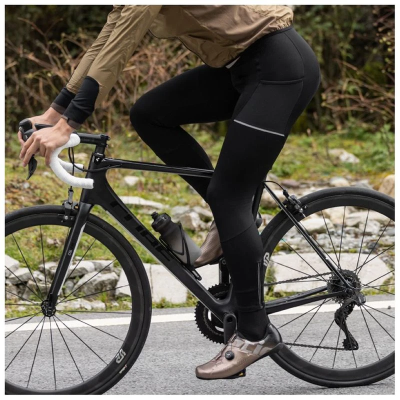 Santic Mens Rohr Thermal Bib Tights Black Sportpursuit